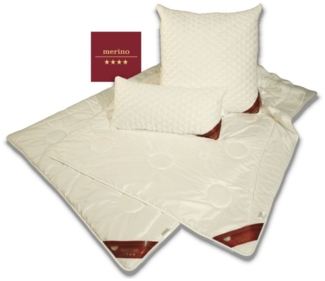 Merino Sommer Bettdecke - Leicht Steppbett - Garanta Merino 200x200 cm