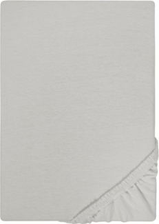 Castell Jersey-Stretch-Spannbetttuch, Sturmgrau, 1x 140x200 cm - 160x200 cm, 90x200 cm