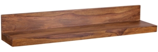 Wohnling 'Mumbai' Wandregal Landhaus-Stil, Massivholz Sheesham braun, 110 cm
