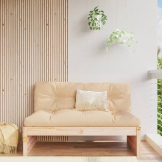 vidaXL Mittelsofa, Massivholz Kiefer, 69 x 95 x 120 cm