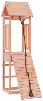 vidaXL Spielturm mit Kletterwand Massivholz Douglasie 3155811