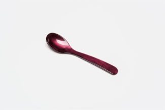 G.F. Heim Söhne Eierlöffel Acrylglas Perlmutt Optik Bordeaux
