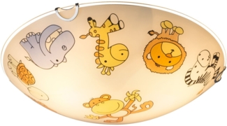 GLOBO Deckenleuchte Kinderzimmer Deckenlampe Kinderlampe Kinderleuchte, ohne Leuchtmittel 40607