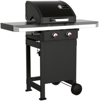 Landmann 'Rexon 2.0' Gasgrill, Gusseisen emailliert schwarz, 120 x 53 x 120 cm