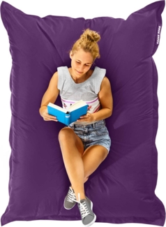 Green Bean® Outdoor Sitzsack, waschbar & wetterfest, Polyester-PVC-Stoff, Lila, 140x180 cm, 380 Liter