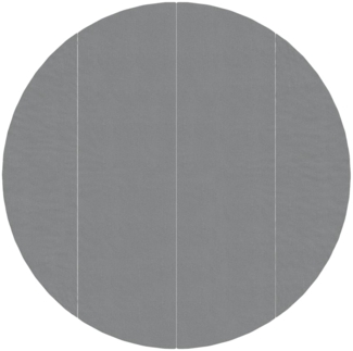 vidaXL Pool-Bodentuch, Hellgrau, 400 gr/m² Polyester, Ø 458 cm