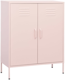 vidaXL Lagerschrank Rosa 80 x 35 x 101,5 cm Stahl [336166]