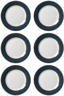 Ritzenhoff & Breker DOPPIO Dessertteller 20 cm anthrazit 6er Set