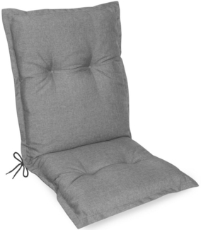 Herlag Polsterauflage Ava Niedriglehner Gartenstuhlauflage extra dick, 103x50x9cm, (1 St), SunGuard Polsterauflage Niederlehner hoher UV- & Fleckschutz, Silber