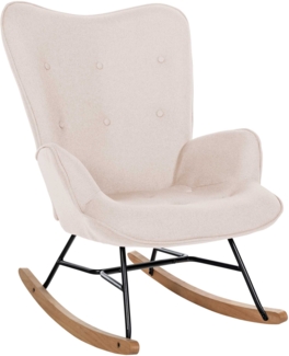 CLP Schaukelstuhl Sanka Stoff,creme