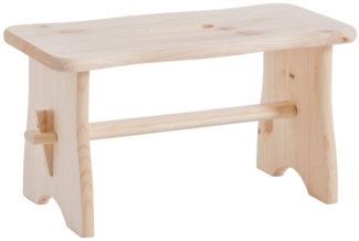 Zeller Fußbank Gitarrenfußbank Holz Maße(LxBxH): ca. 39 x 19 x 21 cm