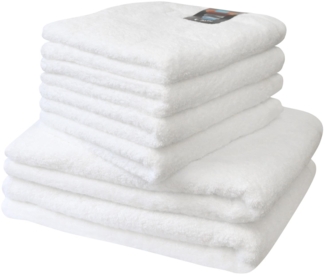 Möve Superwuschel Frottier Set 6-tlg|4x Handtuch 50x100 cm + 2x Duschtuch 80x150 cm| snow