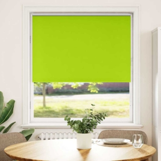 vidaXL Verdunkelungsrollo Grün 115x130cm Stoffbreite 110,7cm Polyester 4011235