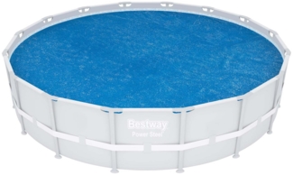 Bestway Solar-Poolabdeckung Flowclear Rund 462 cm Blau 441121