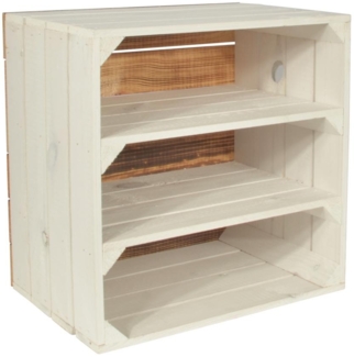CHICCIE 2 Set Weinregal Wino aus Holz - Greta Weiß 2x Regal