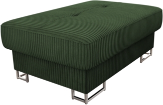 Polsterhocker Cotere Cord (Farbe: Poso 14)