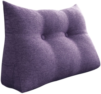 VERCART Keilkissen, Lavendel, Leinenmischung, 50 x 20 x 80 cm