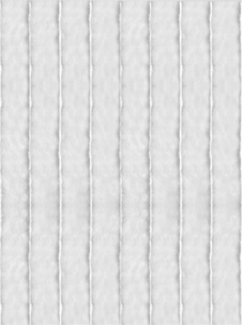 Flauschvorhang 56x185 Unistreifen weiß