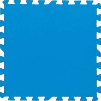 Bestway Pool-Bodenschutzfliesen Set 9 Stück á 50 x 50 cm, blau