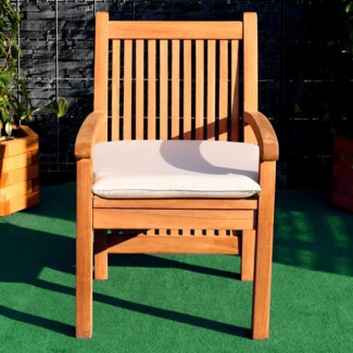 Sitzkissen, für Gartenstuhl Pescara TS-2001, Creme, 61x54 cm