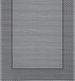 vidaXL Outdoor-Teppich Grau 190x290 cm PP 310415