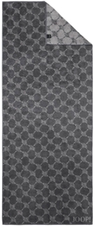 JOOP! Saunatuch Classic Cornflower Frottierkollektion - Walkfrottier Anthrazit 80x200cm