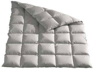 Daunen-Bettdecke - Warmes Kassettenbett - Winter Bettdecke - Häussling Moschus Royal 135x200 cm,