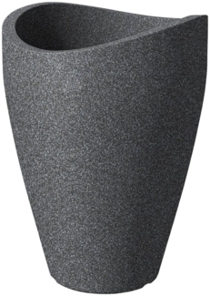 Scheurich Übertopf Wave Globe High Serie 254 schwarz granit Ø 54 cm