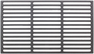 Grillrost, Gusseisen emailliert schwarz, 54x34 cm