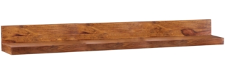 Wohnling 'Mumbai' Wandregal Landhaus-Stil, Massivholz Sheesham braun, 160 cm