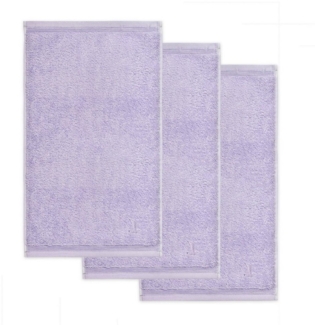 Möve Superwuschel Gästetuch 30x50 cm aus 100% Baumwolle, Lilac 3er Set