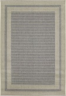 Outdoorteppich Rio creme-grau, 160 x 230 cm gestreift
