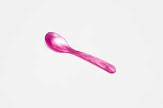 G.F. Heim Söhne Eierlöffel Acrylglas Perlmutt Optik Pink