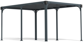 Palram - Canopia 'Milano 4300' Pavillon, Aluminium, Anthrazit, 309 x 426 x 226 cm