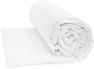 Mister Sandman Sommerdecke, waschbar und allergikergeeignet, Polyester weiß, 200x200 cm