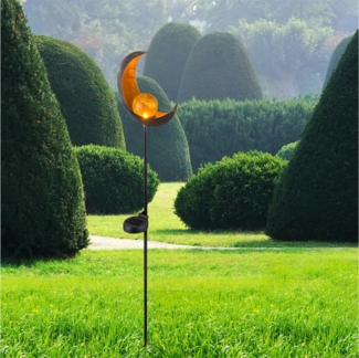 Solarleuchte Garten Deko Metall Solarlampe Außen Außenleuchte Solar 33466