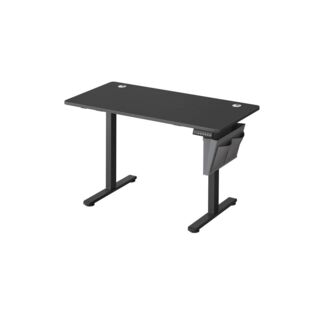 Songmics Höhenverstellbarer Schreibtisch elektrisch, 60x120 x (72-120) cm, Verstellbarer Tisch, Memory-Funktion für 4 Höhen, für Homeoffice, Arbeitszimmer, tintenschwarz