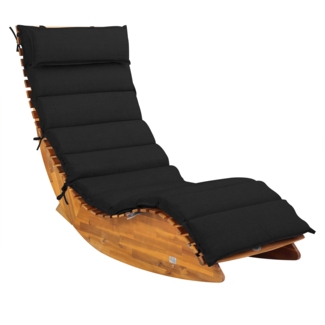 Deuba 'Detex' Liegenauflage wasserabweisend, Polyester, Anthrazit, 177 x 58 x 7 cm