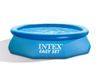 INTEX Easy Set Swimming Pool Aufstellpool + Solar Abdeckplane 305 cm