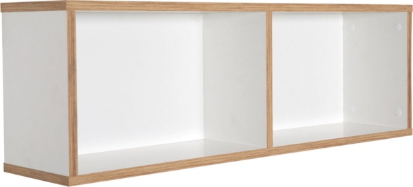 Roba 'Finn' Wandregal, Spanplatte weiß, 29 x 90 x 20 cm