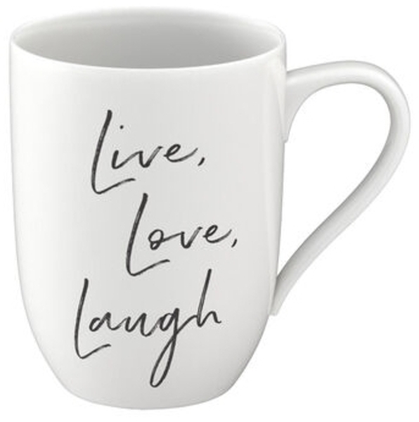 Villeroy & Boch Statement Becher 'Live Love Laugh' 290 ml - DS