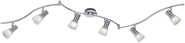 Schicker 36 Watt LED Strahler in Nickel matt