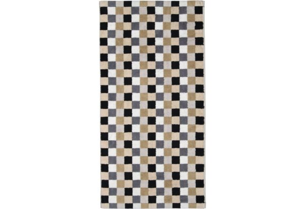 Cawö Handtücher Cawö Handtuch Lifestyle Cube 7047, 37 Kiesel, Baumwolle (1-St)