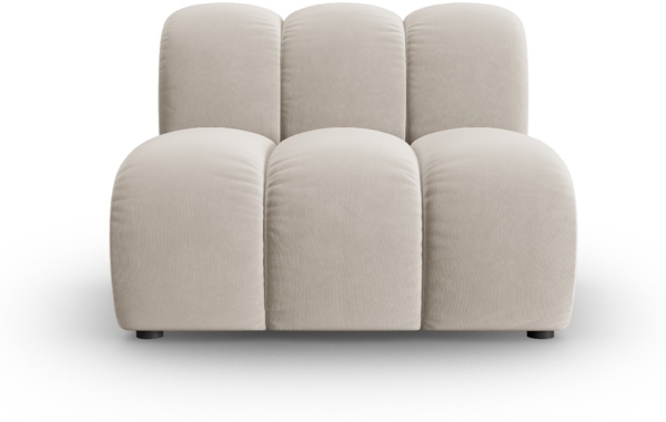 Micadoni Armloses Modul Lupine Samtstoff Beige
