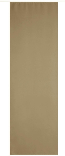 Flächenvorhang Blickdicht ( Taupe dunkel ) in 60x245cm ( Breite x Höhe ) inkl. Zubehör
