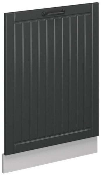 Vicco Frontblende Fame-Line, Anthrazit Landhaus/Weiß, 60 cm ohne Arbeitsplatte