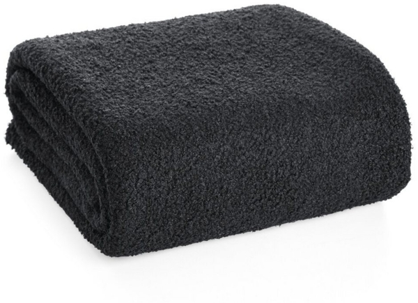Kissenbezug Bouclee schwarz 45x45 schwarz
