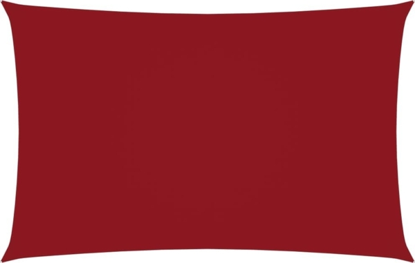 vidaXL Sonnensegel Oxford-Gewebe rechteckig 2,5x5 m Rot