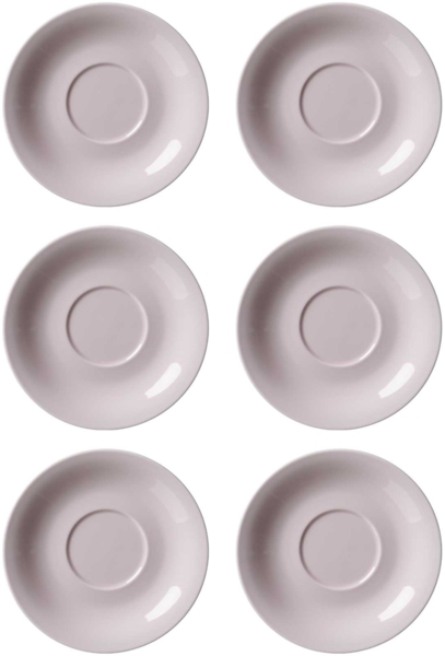 Ritzenhoff & Breker DOPPIO Milchkaffee Untertasse 17 cm rosé 6er Set - A - A