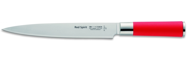 Friedrich Dick 'Red Spirit' Tranchiermesser, Stahl / Kunststoff rot, 21 cm